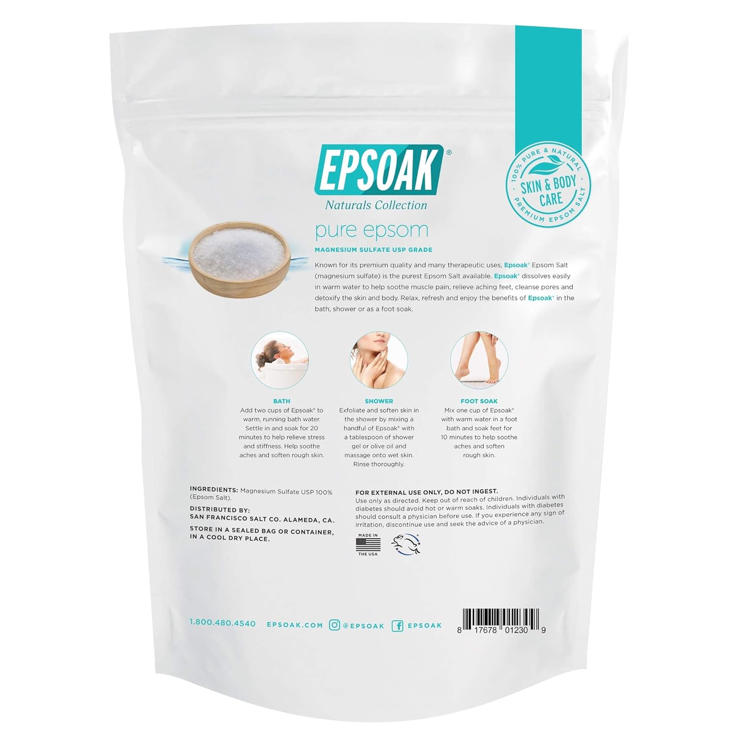 Epsom Salt 5 lb. Magnesium Sul - Epsom Salt Bag ulasan dan harga