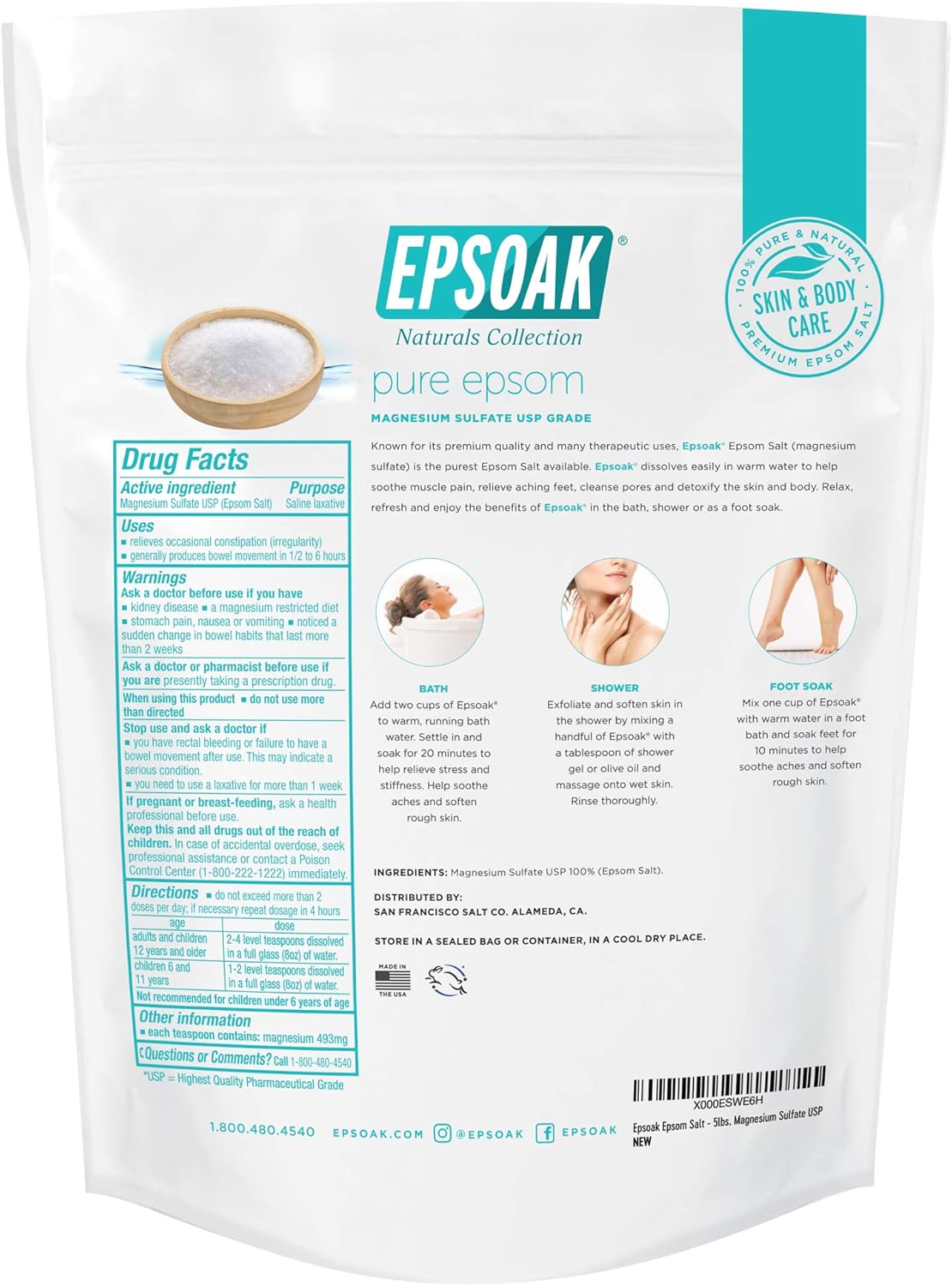 Epsom Salt 10 lb Magnesium Sul - Epsom Salt Bag ulasan dan harga