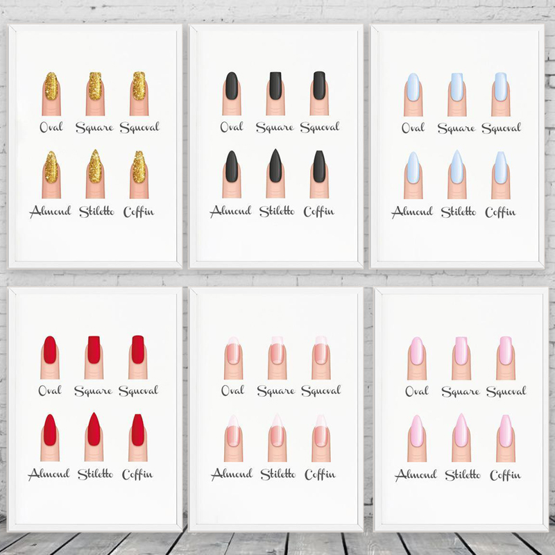 Fashion Nail Shapes Beauty Sal - Spa Wellness Images ulasan dan harga