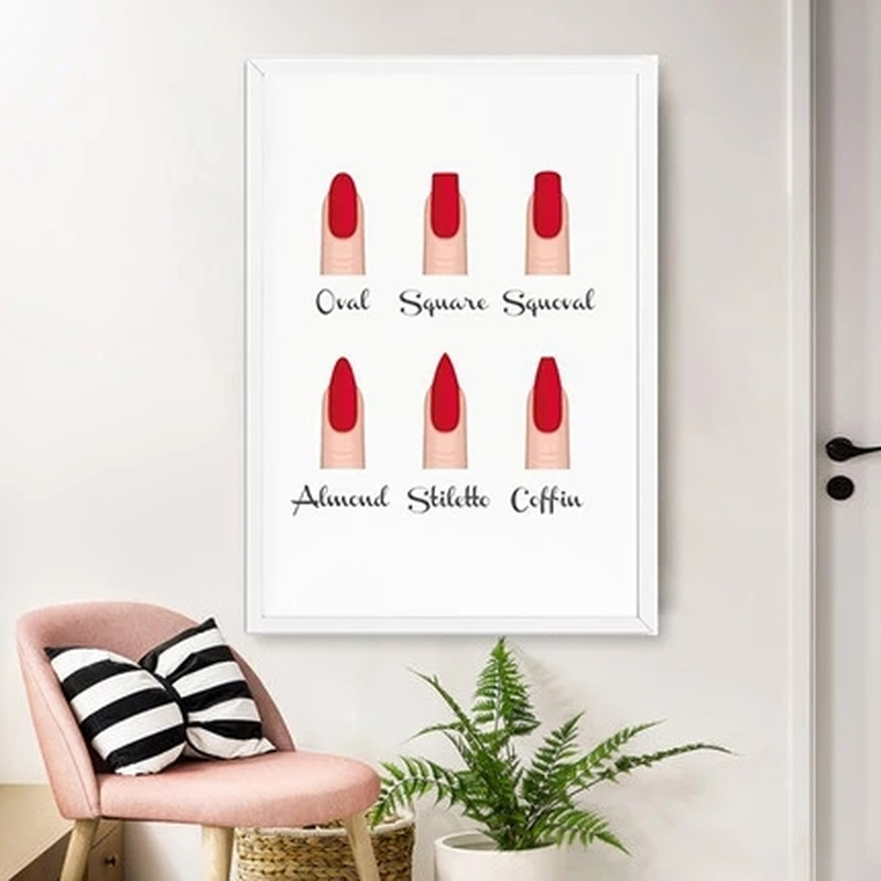 Fashion Nail Shapes Beauty Sal - Spa Wellness Images ulasan dan harga
