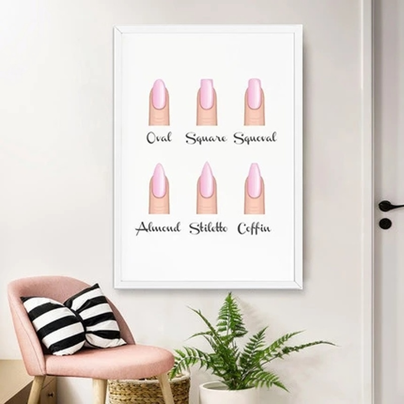 Fashion Nail Shapes Beauty Sal - Spa Wellness Images ulasan dan harga