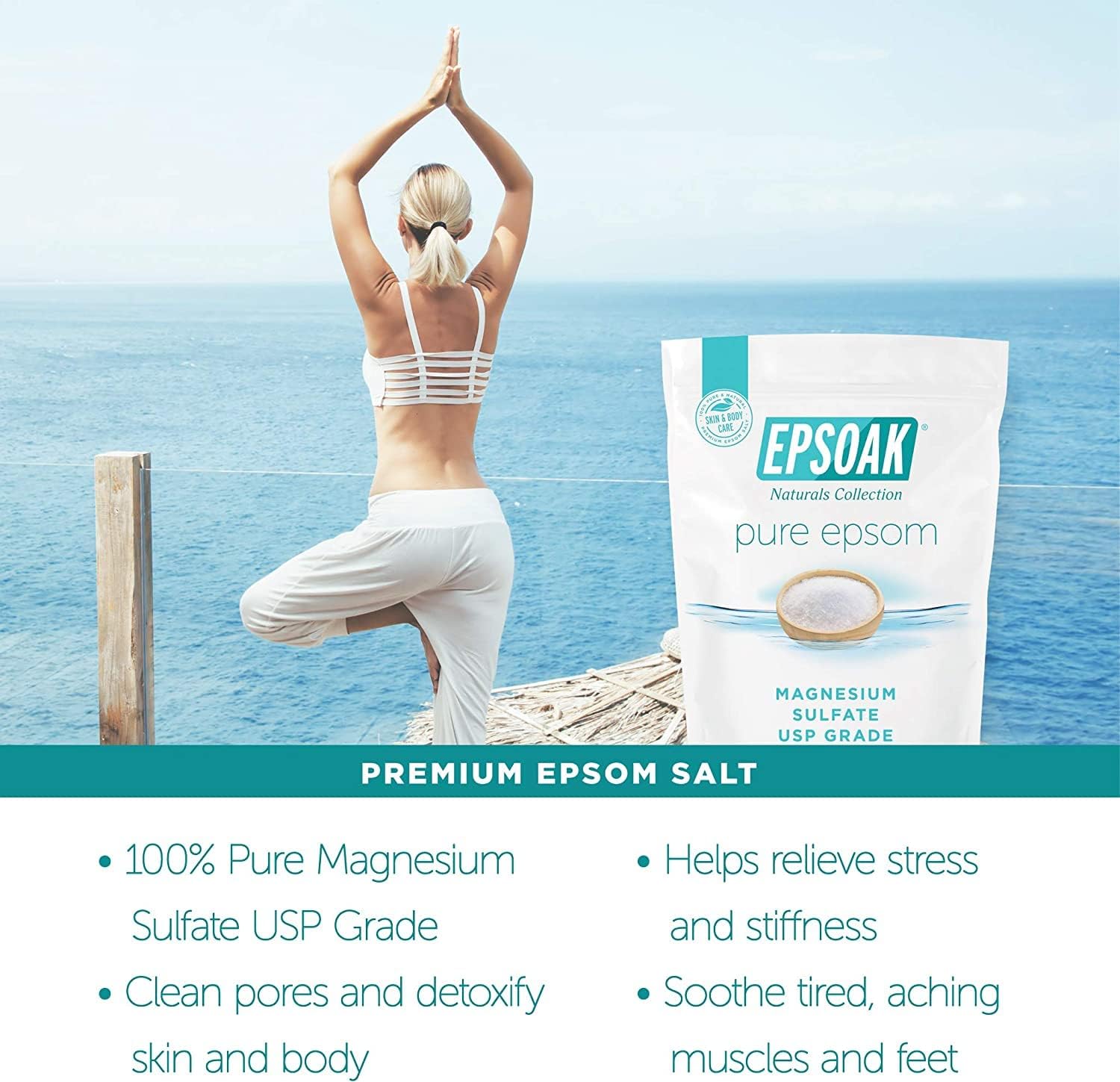 Epsom Salt 10 lb. Magnesium Su - Epsom Salt Bag ulasan dan harga