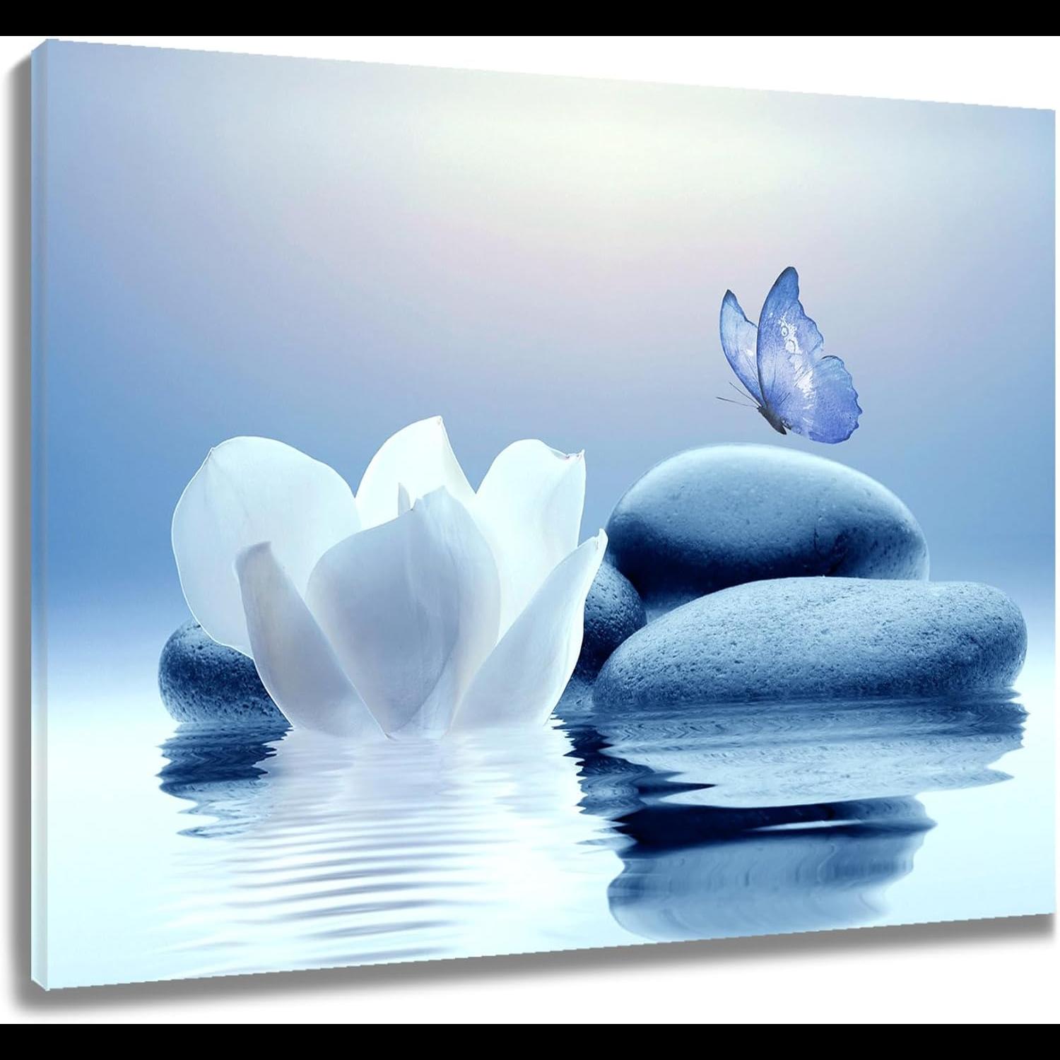 EOBTAIN Zen Stone Canvas Wall  - Spa Wellness Images ulasan dan harga