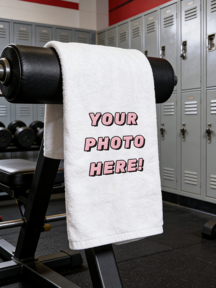 1Pc/2Pc Custom Photo Towel, Up - Spa Wellness Images ulasan dan harga
